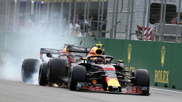 Beide Red-Bull-Piloten nach Kollision in Baku ausgeschieden
