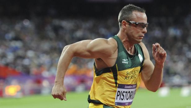 Oscar Pistorius bei einem Leichtathletikwettkampf.