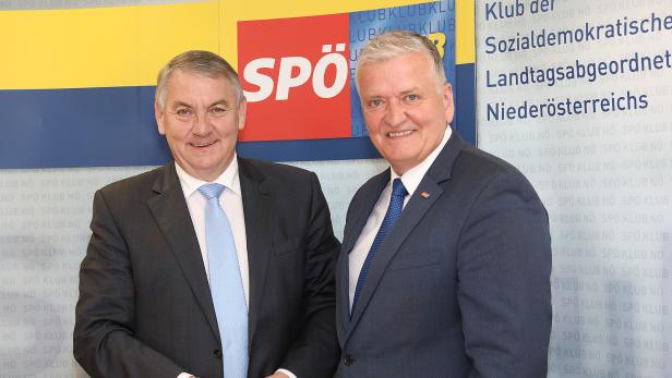 Klubchef Hundsmüller, SPÖ-Chef Schnabl
