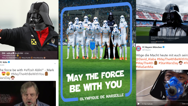 "I bin eicha Foda!": Die Fußballwelt feiert den Star-Wars-Tag