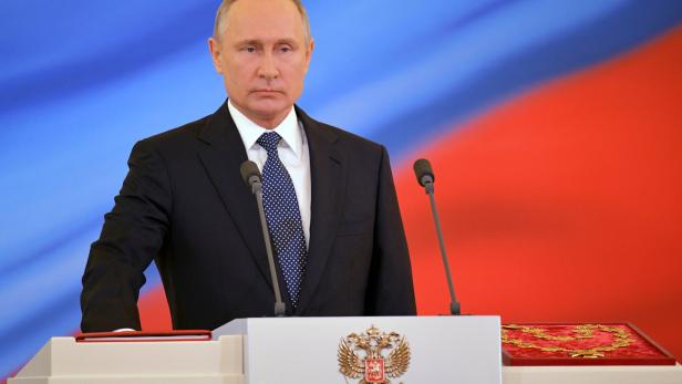Wladimir Putin zum 4. Mal als russischer Präsident ins Amt eingeführt