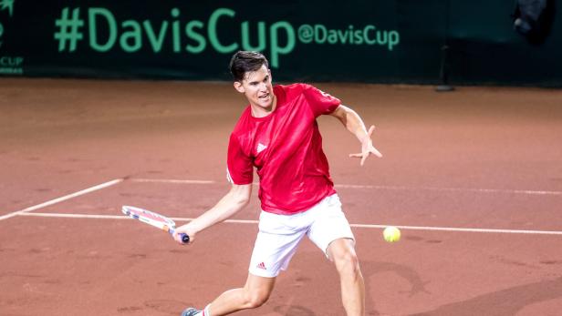 Dominic Thiem spielt im Daviscup auf seinem Lieblingsbelag.