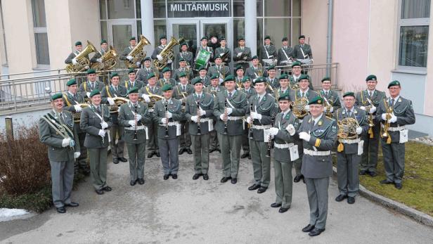 Die Militärmusik absolviert jährlich Hunderte Auftritte
