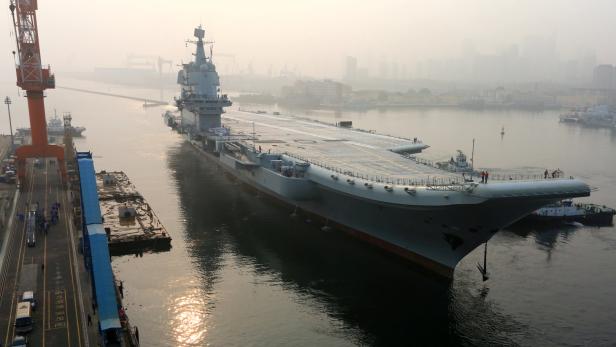 China testet ersten Flugzeugträger aus eigener Produktion