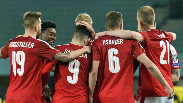 FUSSBALL WM-QUALIFIKATIONSSPIEL: ÖSTERREICH - MOLD