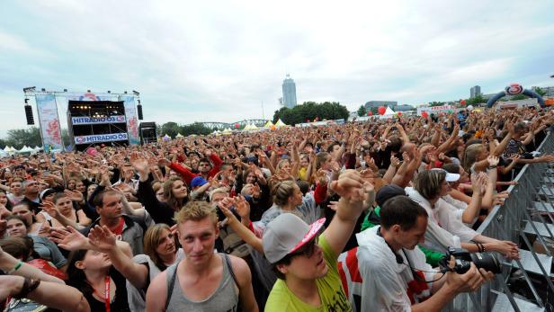Donauinselfest: Temperatursturz zum Festival-Start