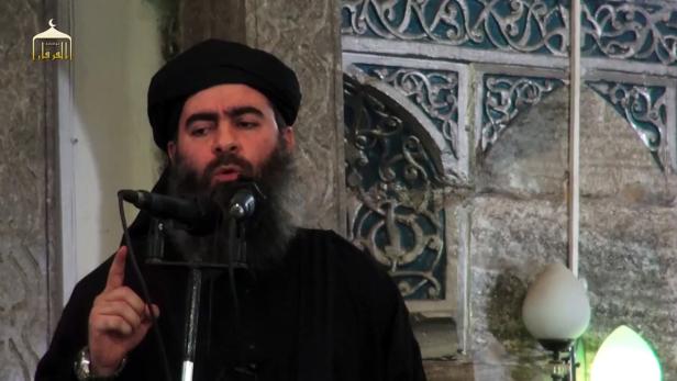 Abu Bakr al-Baghdadi in einem Video aus dem Jahr 2014.
