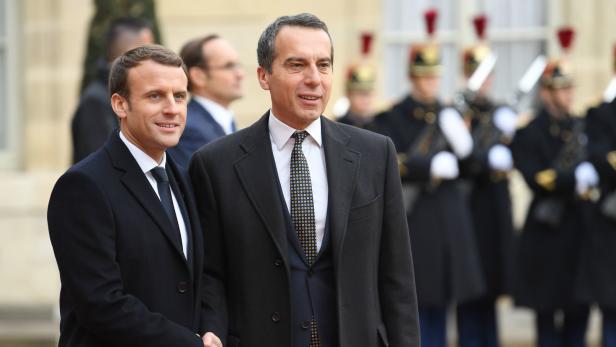 SPÖ-Chef Christian Kern und Frankreichs Staatspräsident Emmanuel Macron haben sich schon öfter getroffen.