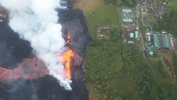 Vulkan Kilauea: Lava näherte sich Kraftwerk auf Hawaii