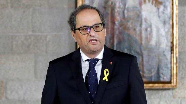 Katalonien: Regionalchef Torra verschiebt Minister-Vereidigung