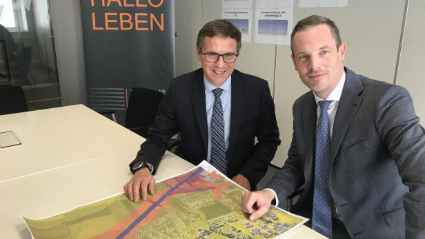 Asfinag-Chef Kienreich und Hartwig Hufnagl vom Verkehrsministerium erläutern Vorgaben