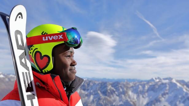 Auf höchstem Niveau: die alpine Skirennläuferin Sabrina Wanjiku Simader