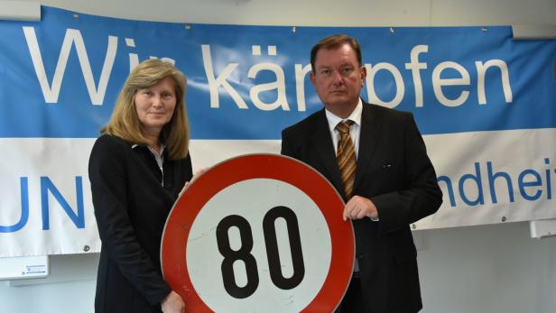 Streit um Tempo 80: Gemeinde ruft Bürger zur Autobahn-Sperre