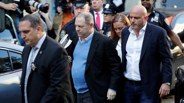 Harvey Weinstein stellte sich den Behörden in New York