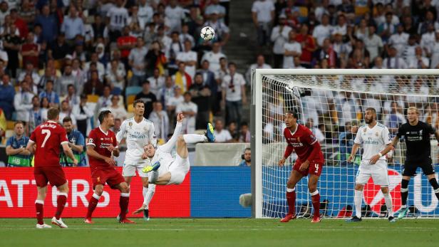 Ein Traumtor zum Königsklassen-Traum: Bale erzielte das 2:1 in unnachahmlicher Manier.