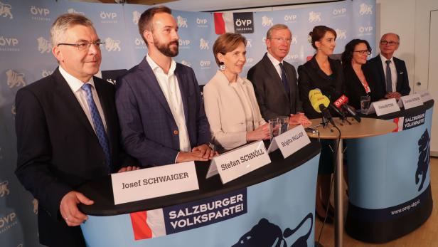 Haslauer stellte Salzburger ÖVP-Regierungsteam vor