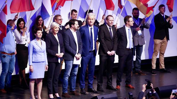 European far-right leaders meet in Koblenz to discuss about the European Union