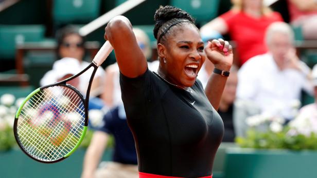 Serena Williams bei den diesjährigen French Open.