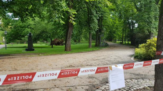 Unwetter: Grazer Stadtpark zumindest bis Sonntag gesperrt
