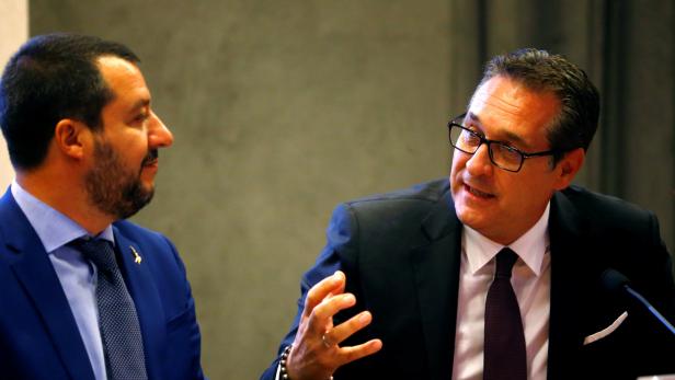 Heinz-Christian Strache schätzt Salvini sehr, die Politiker der Insel Mallorca weniger.
