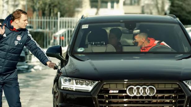 Witziges Video: So sorgsam gehen die Bayern-Spieler mit ihren Audis um
