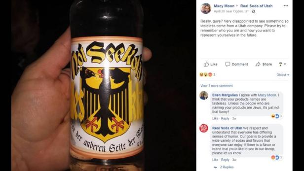 Nazi-Wortspiel und Bundesadler: Cola-Hersteller in der Kritik