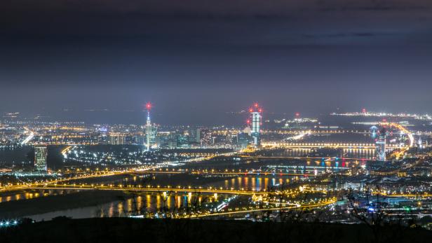 Lichtverschmutzung: Heller Wahnsinn über Wien