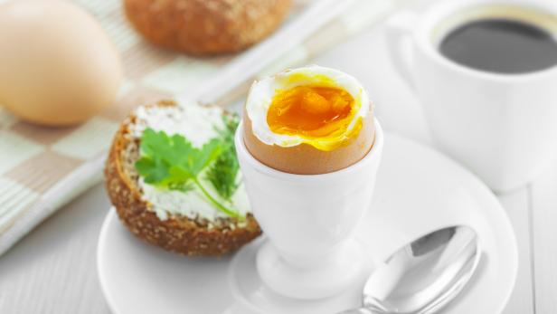 Perfect soft boiled egg for breakfast