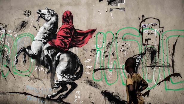 Hat Banksy in Paris gesprayt?