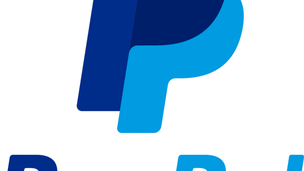 Das Logo von PayPal in Blau und Hellblau auf weißem Hintergrund.