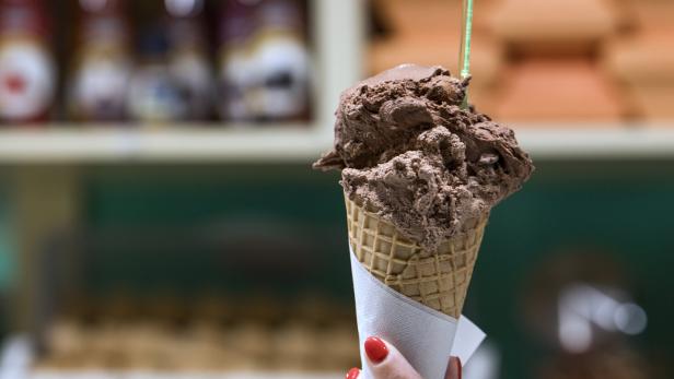 Ein Schoko-Eis.