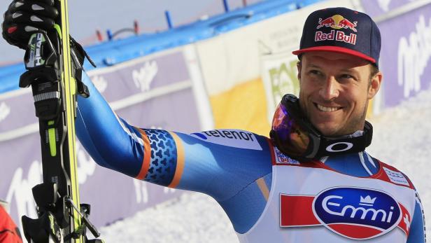 Strahlemann: Aksel Lund Svindal war beim Abfahrtsklassiker in Bormio nicht beizukommen.