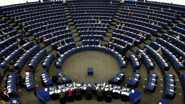 FILE PHOTO: Members of the European Parliament attend a plenary session in Strasbourg