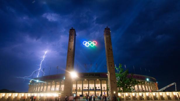 Das Olympiastadion in Berlin: Wo die Nazis einst Propaganda-Spiele ausrichteten, finden jetzt erstmals die Maccabi Games statt – 2000 jüdische Sportler nehmen unter hohen Sicherheitsvorkehrungen teil