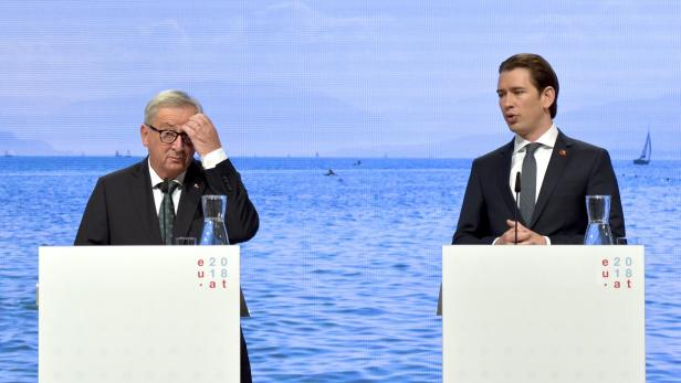 Juncker-Büro: "Großspurig" nicht auf Kurz bezogen