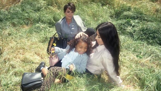 Drei Generationen der Kardashians werben jetzt für Fendi
