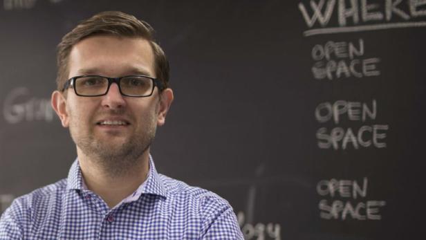 Jakub Probola, Leiter von hub:raum Krakow, gibt in Wien Tipps, wie Ideen erfolgreich werden können