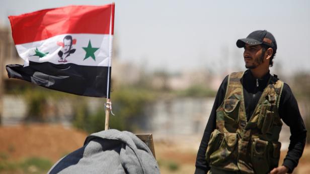 In der Provinz Daraa weht wieder die syrische Flagge