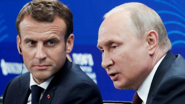Macron trifft Putin vor WM-Endspiel in Moskau