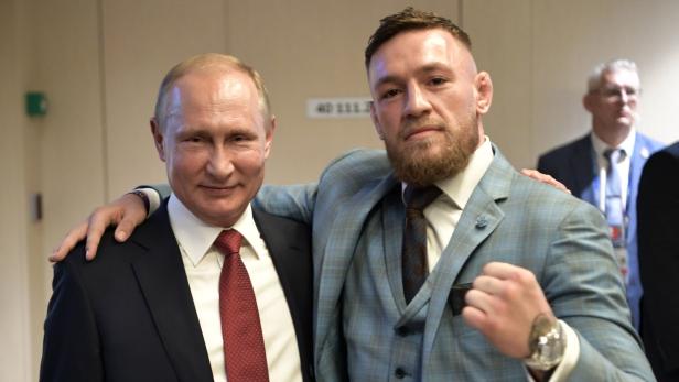 Zwei starke Männer: McGregor und Putin