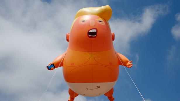 Der Trump-Ballon sorgte in den vergangenen Wochen für reichlich Schlagzeilen.