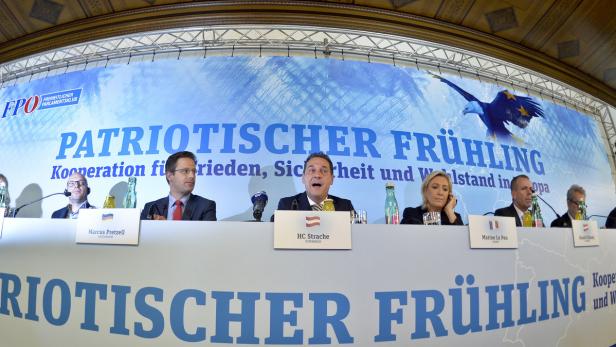 FPÖ-Chef Strache lud Le Pen und AfD-EU-Abgeordneter Pretzell nach Wien