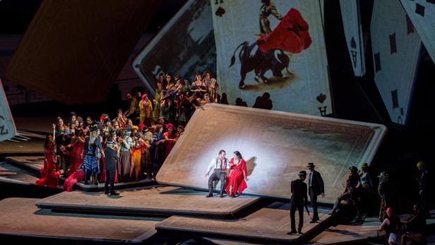 "Carmen" in Bregenz: So Instagram-tauglich ist Oper nirgendwo sonst