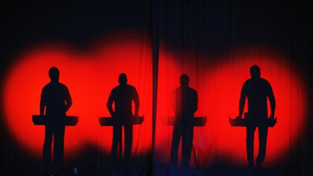 German electronic band Kraftwerk performs on stage at the T-Mobile INmusic open-air festival in Zagreb June 24, 2009. REUTERS/Nikola Solic (CROATIA ENTERTAINMENT SOCIETY)