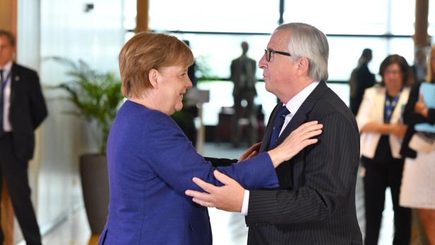 Juncker sprach mit Merkel, Macron und Kurz vor Washington-Besuch