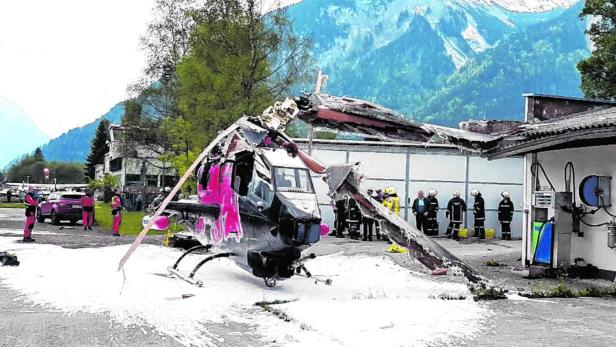 Unfall mit Red-Bull-Helikopter, weil Tankschlauch zu kurz war