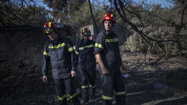 Griechenland: Gerissene Stromleitung entfachte Feuer