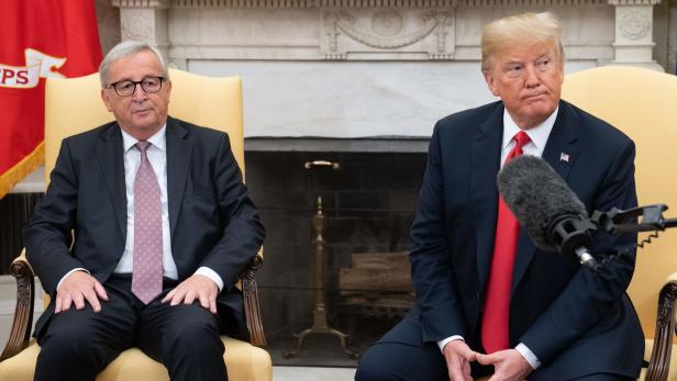 Donald Trump empfängt einen selbstbewussten Juncker