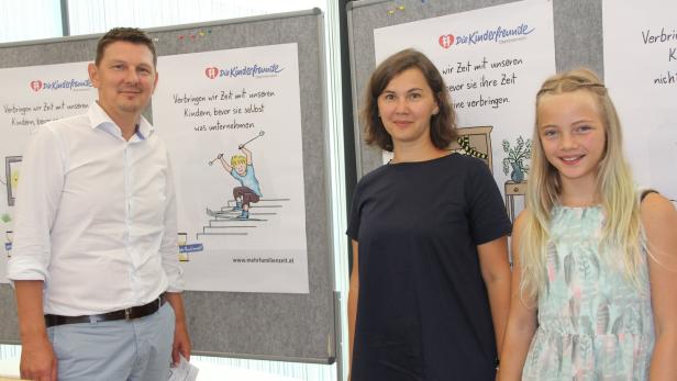 Roland Schwandner, Angelika Palzer-Reindl, Schülerin Viktoria Zoister