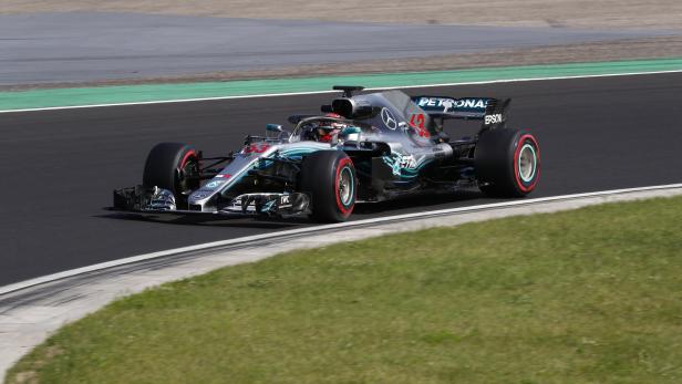 Mercedes-Junior Russell mit Rekordrunde beim F1-Test in Ungarn